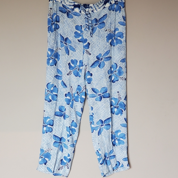 Jams World Pants & Jumpsuits Jams World Hawaiian Print Wide Leg